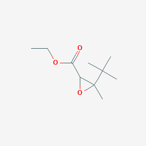 molecular formula C10H18O3 B13479714 Ethyl 3-tert-butyl-3-methyloxirane-2-carboxylate 