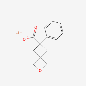 Lithium(1+) 6-phenyl-2-oxaspiro[3.3]heptane-6-carboxylate