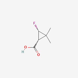 rac-(1R,3S)-3-fluoro-2,2-dimethylcyclopropane-1-carboxylic acid