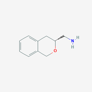 1-[(3R)-3,4-dihydro-1H-2-benzopyran-3-yl]methanamine