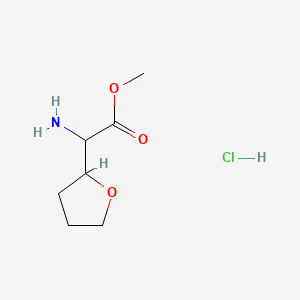 Methyl 2-amino-2-(oxolan-2-yl)acetate hydrochloride