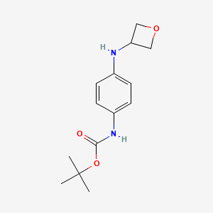 tert-butyl N-{4-[(oxetan-3-yl)amino]phenyl}carbamate