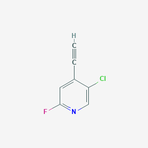 5-Chloro-4-ethynyl-2-fluoropyridine