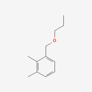 molecular formula C12H18O B13479822 1,2-Dimethyl-3-(propoxymethyl)benzene 