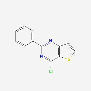 molecular formula C12H7ClN2S B1347994 4-Chloro-2-phenylthieno[3,2-d]pyrimidine CAS No. 214417-22-8