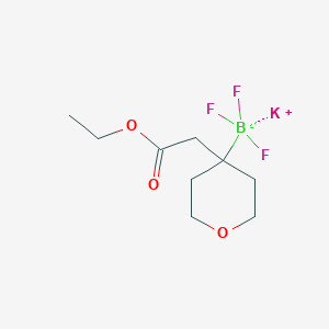 Potassium (4-(2-ethoxy-2-oxoethyl)tetrahydro-2H-pyran-4-yl)trifluoroborate