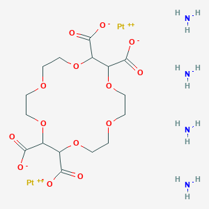 B134800 18-Crown-6-tetracarboxybisdiammineplatinum(II) CAS No. 128163-25-7