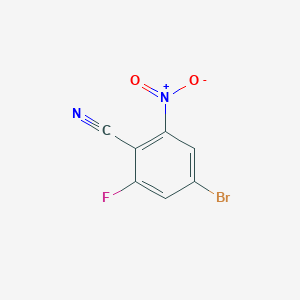 4-Bromo-2-fluoro-6-nitrobenzonitrile