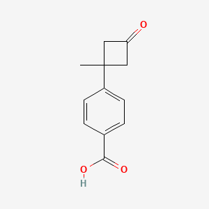 4-(1-Methyl-3-oxocyclobutyl)benzoic acid