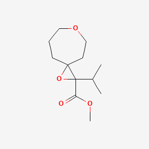 Methyl 2-isopropyl-1,6-dioxaspiro[2.6]nonane-2-carboxylate