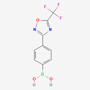 (4-(5-(Trifluoromethyl)-1,2,4-oxadiazol-3-yl)phenyl)boronic acid