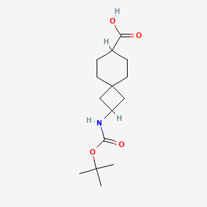 2-((tert-Butoxycarbonyl)amino)spiro[3.5]nonane-7-carboxylic acid