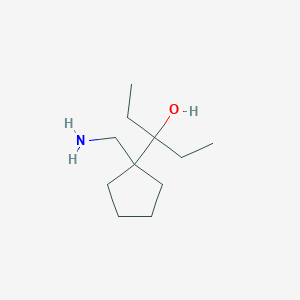 3-(1-(Aminomethyl)cyclopentyl)pentan-3-ol