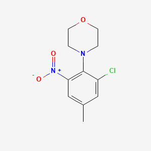 4-(2-Chloro-4-methyl-6-nitrophenyl)morpholine