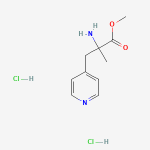 Methyl 2-amino-2-methyl-3-(pyridin-4-yl)propanoate dihydrochloride