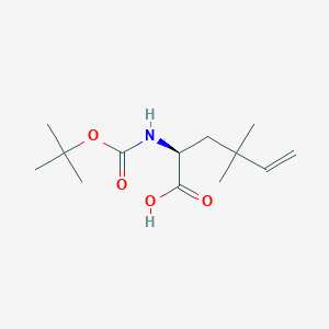 (2S)-2-{[(tert-butoxy)carbonyl]amino}-4,4-dimethylhex-5-enoic acid