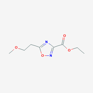 Ethyl 5-(2-methoxyethyl)-1,2,4-oxadiazole-3-carboxylate