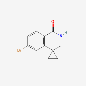 6'-bromo-2',3'-dihydro-1'H-spiro[cyclopropane-1,4'-isoquinolin]-1'-one