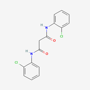 B1348018 N,N'-bis(2-chlorophenyl)propanediamide CAS No. 28272-93-7