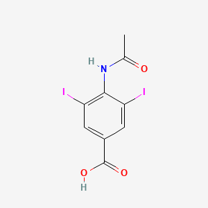 Benzoic acid, 4-acetamido-3,5-diiodo-