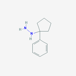 molecular formula C11H16N2 B13480256 (1-Phenylcyclopentyl)hydrazine 