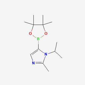 2-methyl-1-(propan-2-yl)-5-(4,4,5,5-tetramethyl-1,3,2-dioxaborolan-2-yl)-1H-imidazole