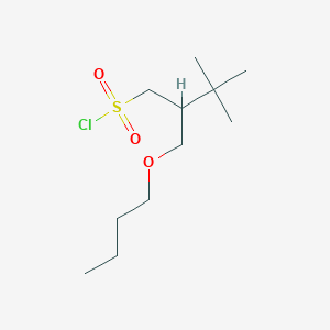 2-(Butoxymethyl)-3,3-dimethylbutane-1-sulfonyl chloride