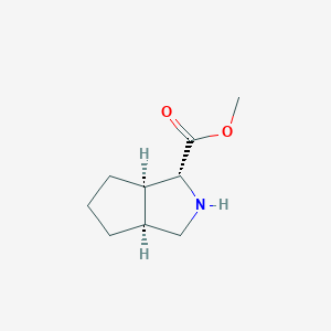 rac-methyl (1R,3aS,6aR)-octahydrocyclopenta[c]pyrrole-1-carboxylate