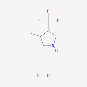 3-Methyl-4-(trifluoromethyl)pyrrolidine hydrochloride