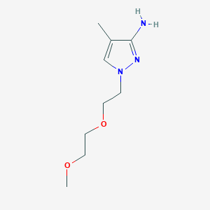 1-(2-(2-Methoxyethoxy)ethyl)-4-methyl-1h-pyrazol-3-amine