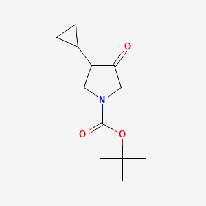 Tert-butyl 3-cyclopropyl-4-oxopyrrolidine-1-carboxylate