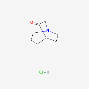 1-Azabicyclo[3.2.2]nonan-6-one hydrochloride