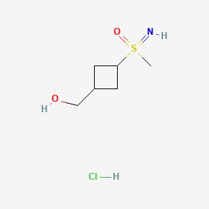 Imino(methyl)[(1r,3r)-3-(hydroxymethyl)cyclobutyl]-lambda6-sulfanone hydrochloride