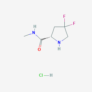 (2S)-4,4-difluoro-N-methylpyrrolidine-2-carboxamide hydrochloride