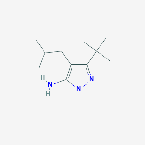 3-(Tert-butyl)-4-isobutyl-1-methyl-1h-pyrazol-5-amine