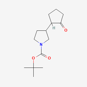 Tert-butyl 3-(2-oxocyclopentyl)pyrrolidine-1-carboxylate