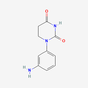 1-(3-Aminophenyl)-1,3-diazinane-2,4-dione