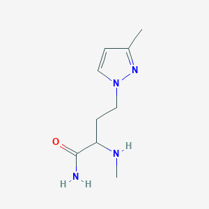 4-(3-Methyl-1h-pyrazol-1-yl)-2-(methylamino)butanamide