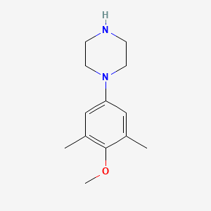 molecular formula C13H20N2O B13480486 1-(4-Methoxy-3,5-dimethylphenyl)piperazine 