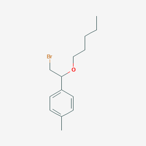 1-(2-Bromo-1-(pentyloxy)ethyl)-4-methylbenzene