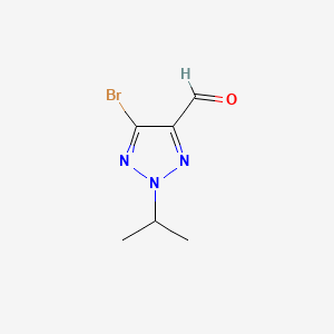 5-bromo-2-(propan-2-yl)-2H-1,2,3-triazole-4-carbaldehyde