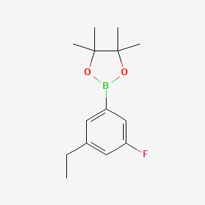 2-(3-Ethyl-5-fluorophenyl)-4,4,5,5-tetramethyl-1,3,2-dioxaborolane