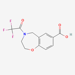 4-(2,2,2-Trifluoroacetyl)-2,3,4,5-tetrahydro-1,4-benzoxazepine-7-carboxylic acid