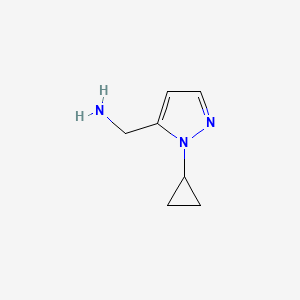 (1-Cyclopropyl-1H-pyrazol-5-YL)methylamine