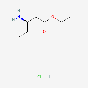 ethyl (3R)-3-aminohexanoate hydrochloride