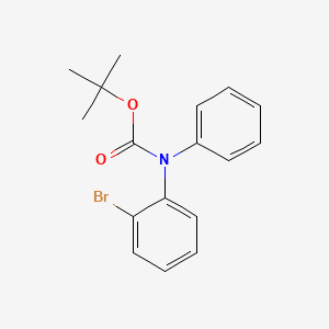 molecular formula C17H18BrNO2 B13480604 N-Boc-2-bromo-N-phenylaniline 