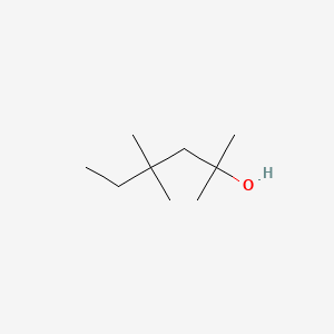 molecular formula C9H20O B13480655 2,4,4-Trimethylhexan-2-ol CAS No. 66793-91-7