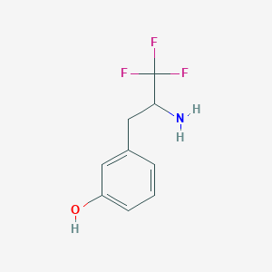 3-(2-Amino-3,3,3-trifluoropropyl)phenol