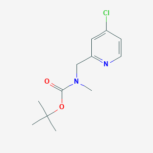 tert-Butyl ((4-chloropyridin-2-yl)methyl)(methyl)carbamate