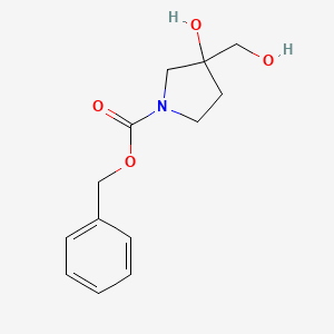 Benzyl 3-hydroxy-3-(hydroxymethyl)pyrrolidine-1-carboxylate